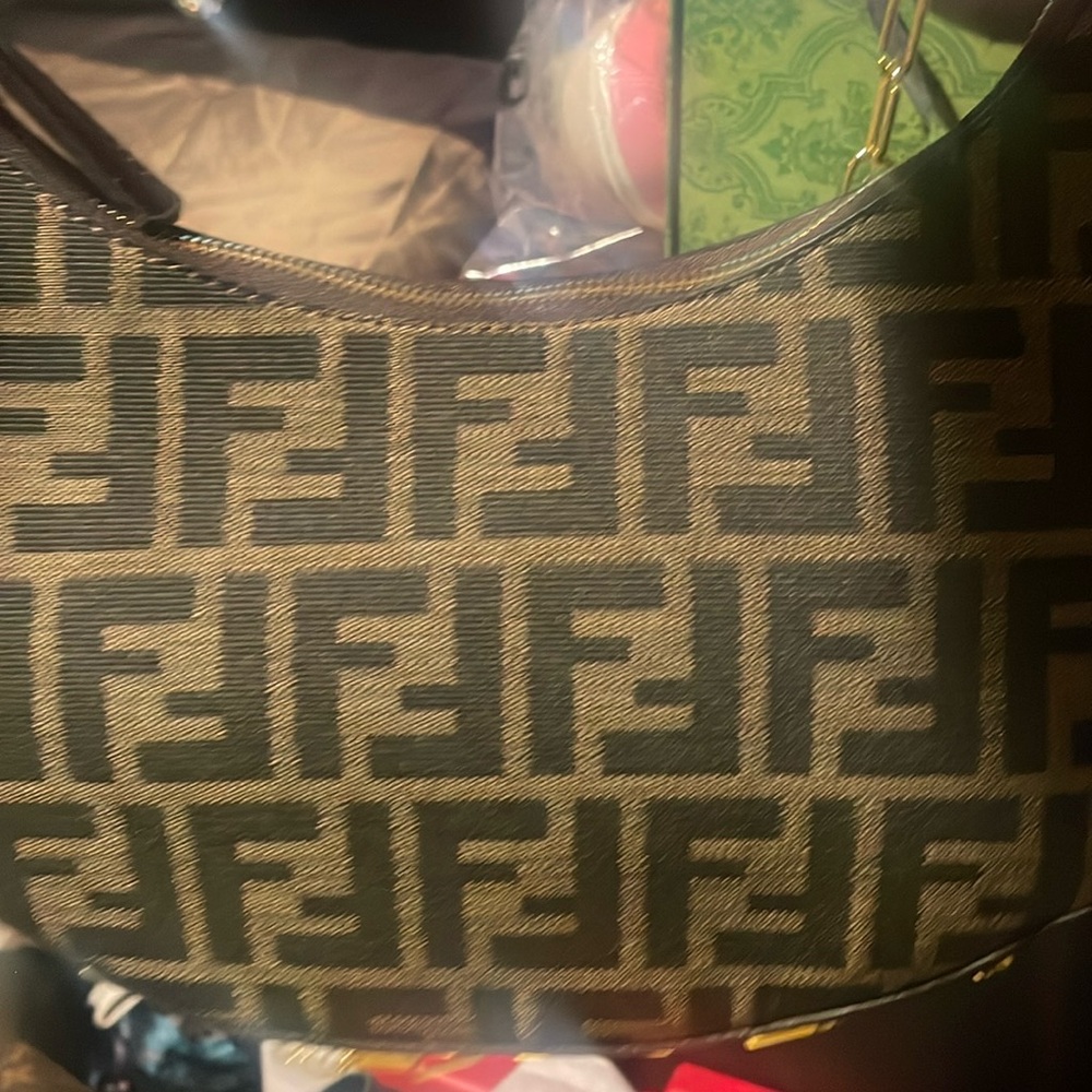 A beautiful Fendi purse definitely an eye candy,
